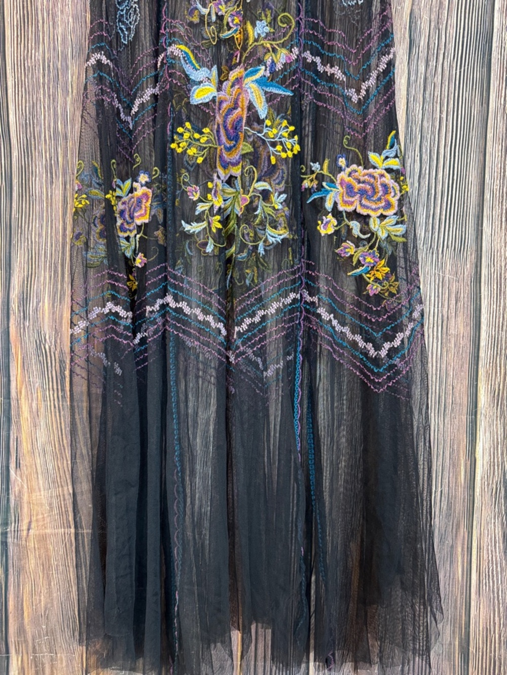 Sundance Lady Annie Embroidered Mesh Dress - Picture 7 of 12